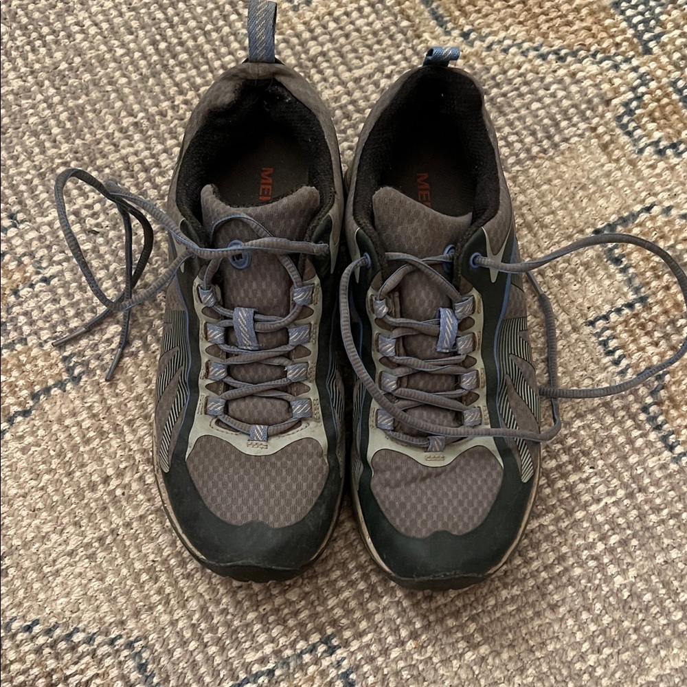 Merrell Gray and Blue Athletic Shoes